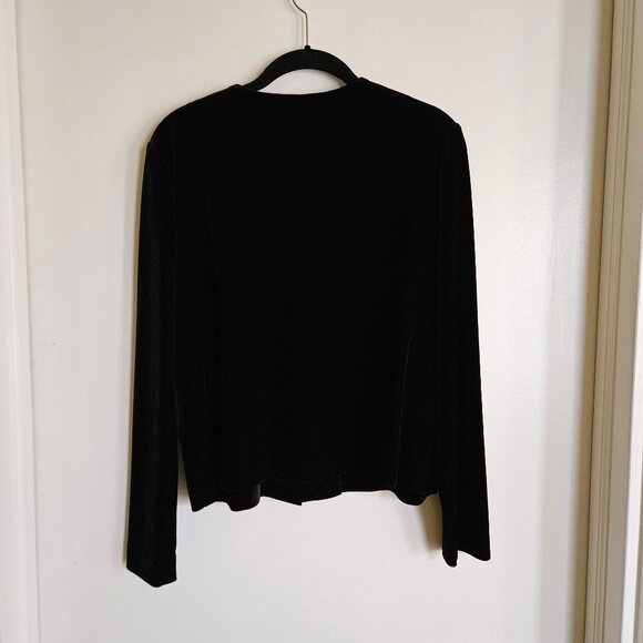 VTG Talbots petite velvet suit with jacket and skirt 14P - Picture 3 of 9